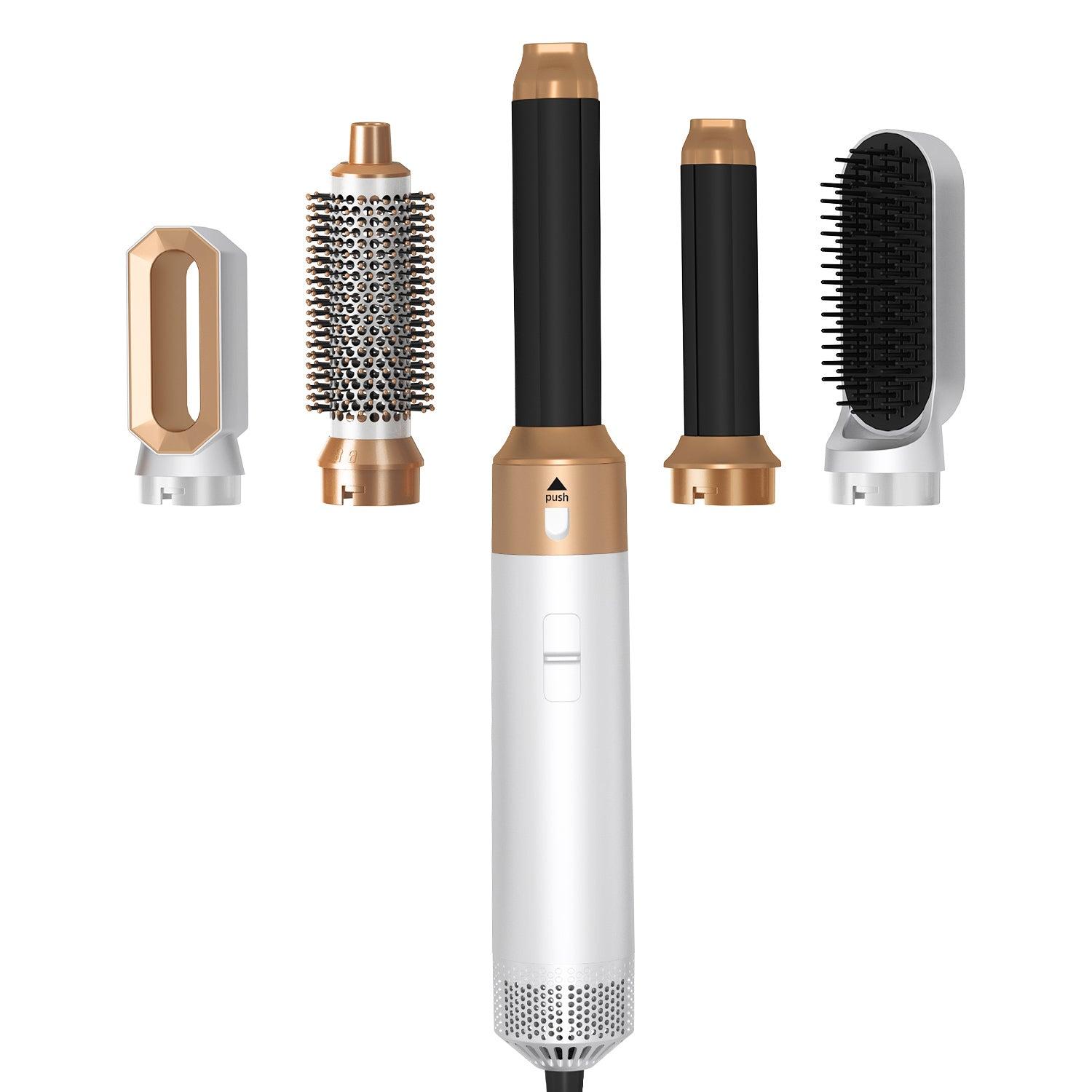 Probrush 5-i-1 Prostyler med fem tilbehørshoveder i cirkel